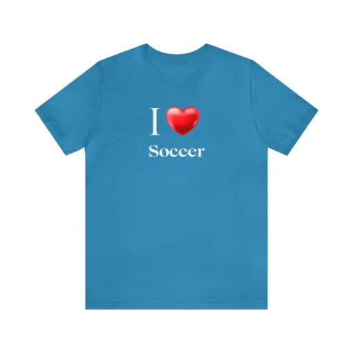 I Love Soccer T-Shirt - Image 61