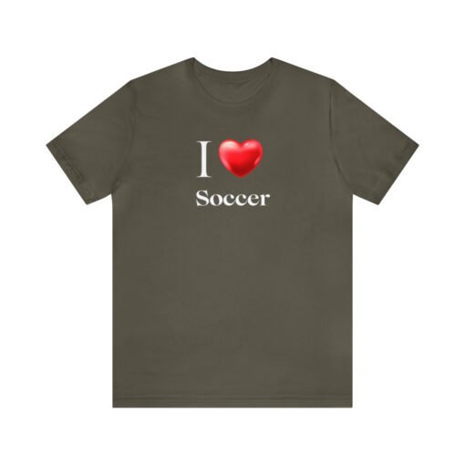 I Love Soccer T-Shirt - Image 37