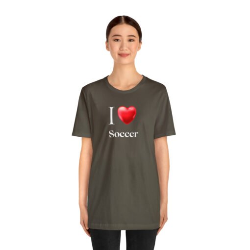 I Love Soccer T-Shirt - Image 39