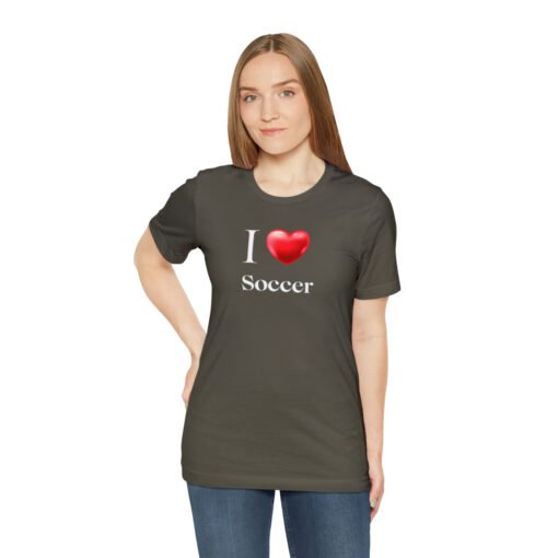 I Love Soccer T-Shirt - Image 41