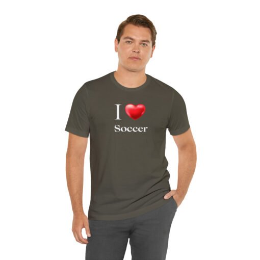 I Love Soccer T-Shirt - Image 42