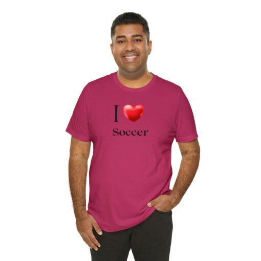 I Love Soccer T-Shirt - Image 128