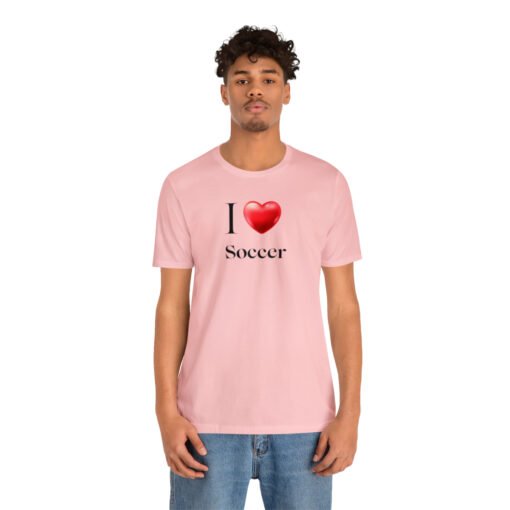 I Love Soccer T-Shirt - Image 136