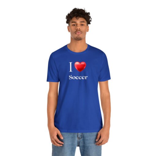 I Love Soccer T-Shirt - Image 88