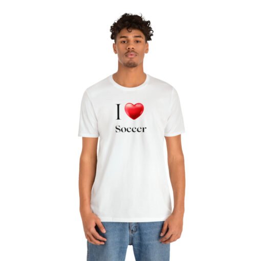 I Love Soccer T-Shirt - Image 4