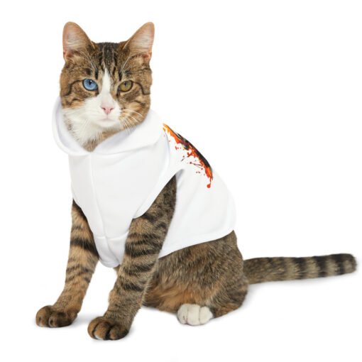 Halloween Dog Costume Hoodie Halloween Cat Costume Hoodie Creepy Ghost Style - Image 5