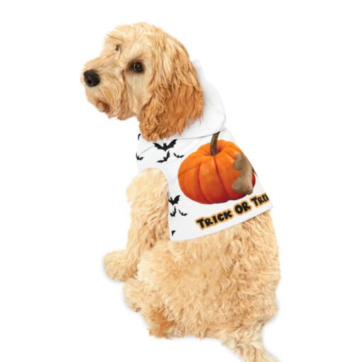 Dog Halloween Costume Hoodie Halloween Cat Costume Hoodie Pumpkin and Bone Trick or Treat