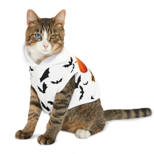 Dog Halloween Costume Hoodie Halloween Cat Costume Hoodie Pumpkin and Bone Trick or Treat - Image 5