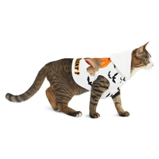 Dog Halloween Costume Hoodie Halloween Cat Costume Hoodie Pumpkin and Bone Trick or Treat - Image 6